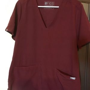 Figs Scrubs - Maroon (Large)